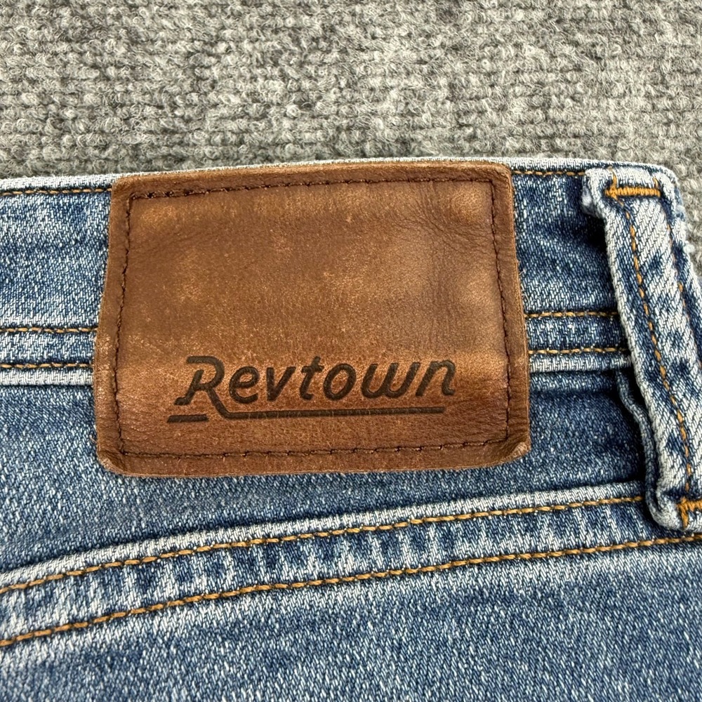 Revtown Jeans Men 32x30 (Fit 33x28) Tapered Selvedge Decade Denim Cotton Linen - Picture 13 of 15